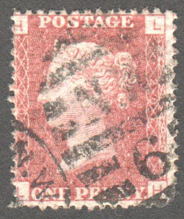 Great Britain Scott 33 Used Plate 202 - LH - Click Image to Close